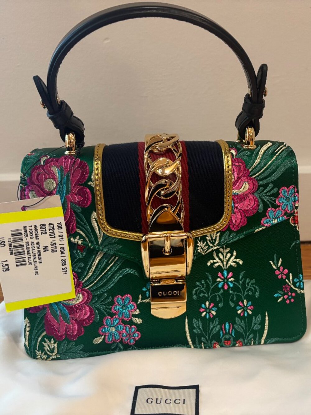 Gucci Jacquard Floral Mini Handbag